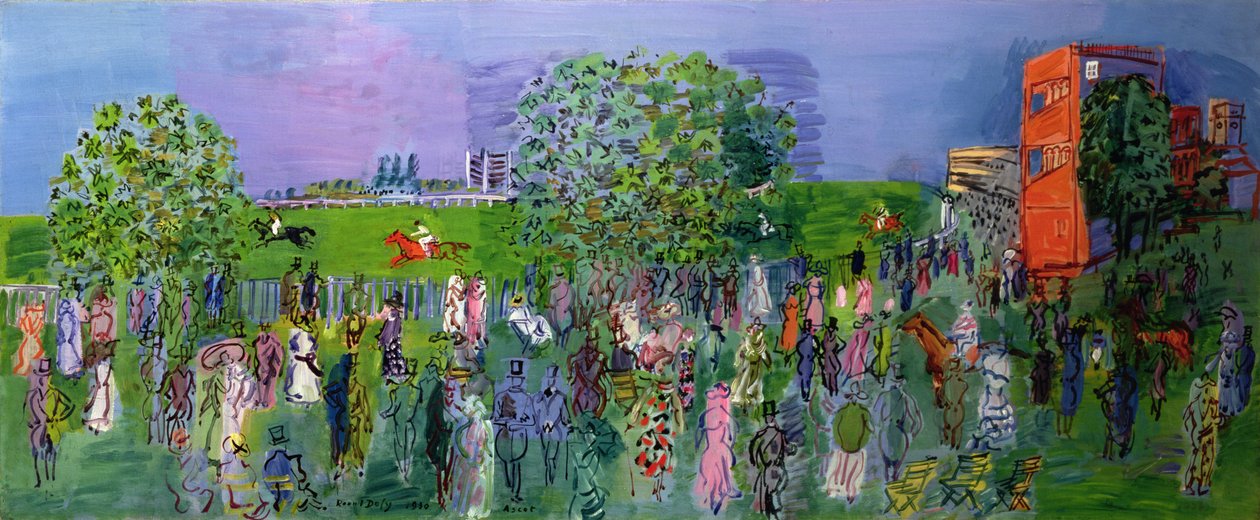Versenyzés Ascotban: a királyi pálya alkotó: Raoul Dufy