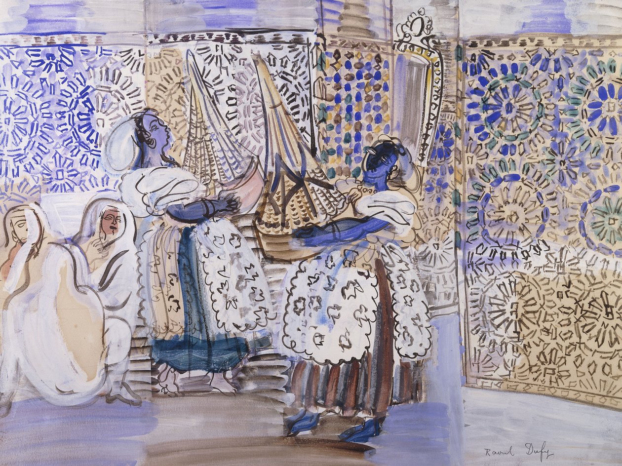 Fogadás Marrakeshben; Recepció a Marrakeshben alkotó: Raoul Dufy