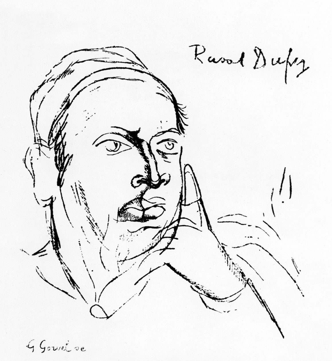 Remy de Gourmont (litográfia) alkotó: Raoul Dufy
