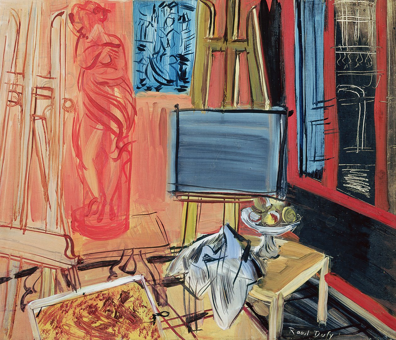 Csendélet (olaj, vászon) alkotó: Raoul Dufy