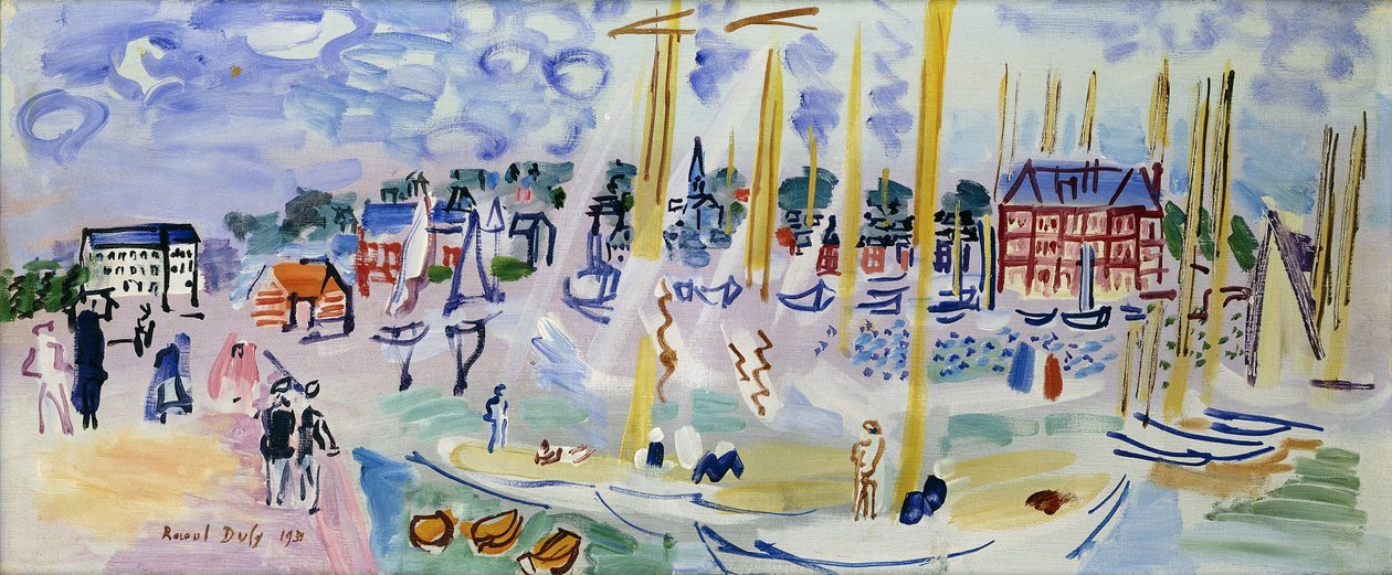 Vasárnap Deauville; Dimanche a Deauville alkotó: Raoul Dufy