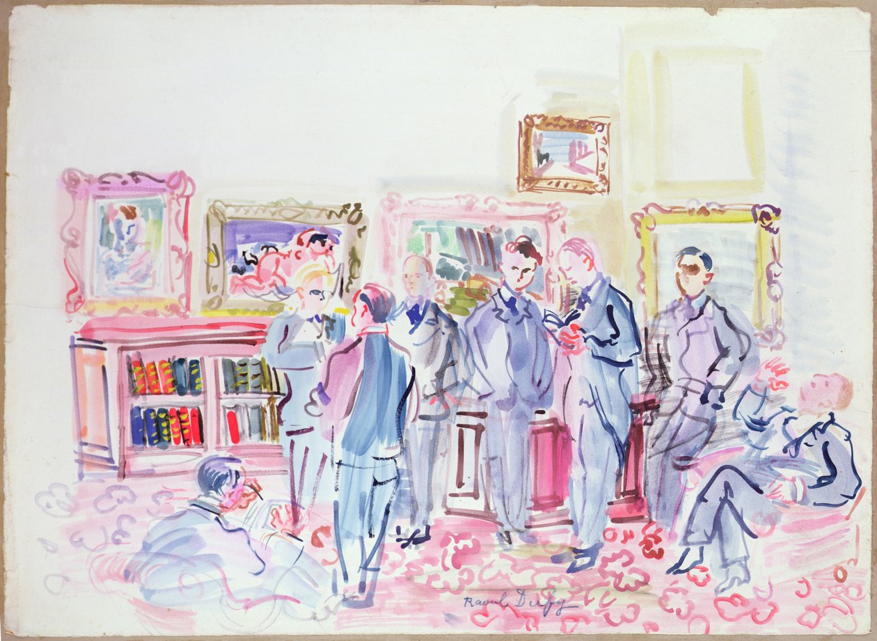 A művészeti amatőrök (akvarell) alkotó: Raoul Dufy