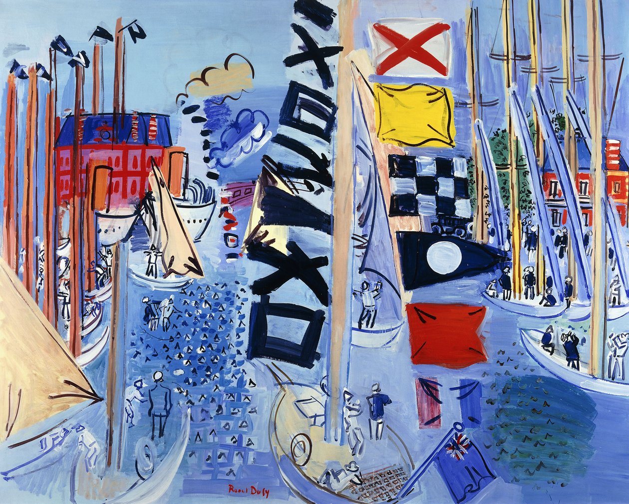 A medence; Le Bassin alkotó: Raoul Dufy