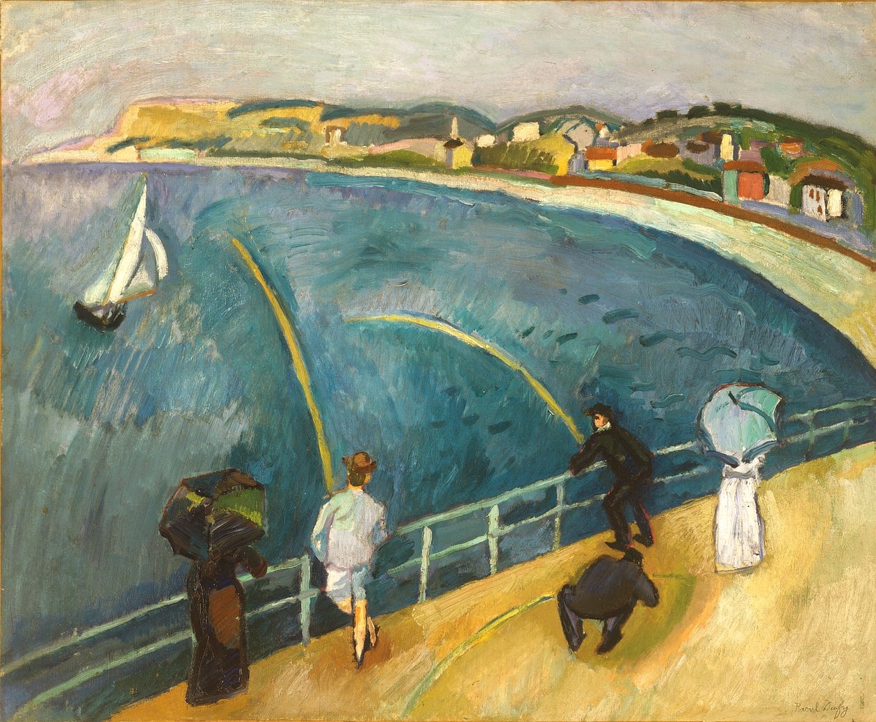 A Sainte-Adresse-i strand alkotó: Raoul Dufy