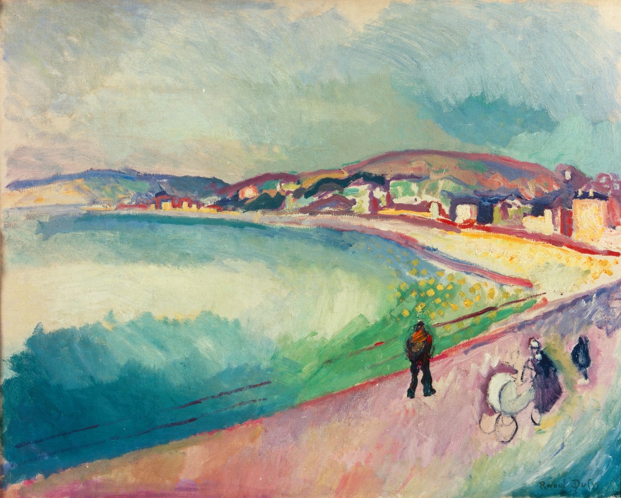 A Sainte-Adresse-i strand alkotó: Raoul Dufy