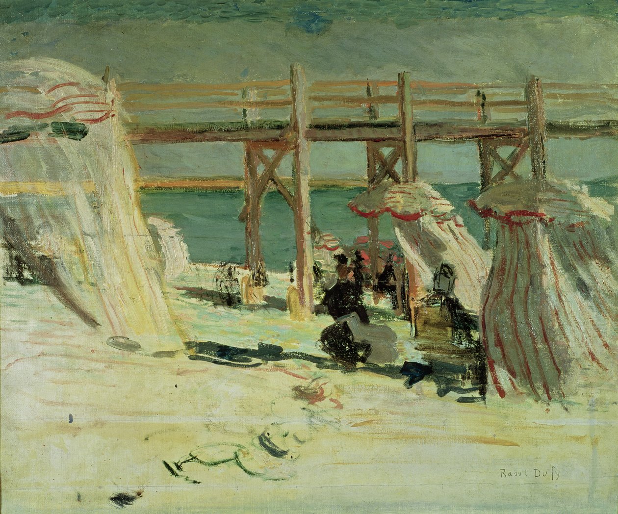 A Sainte-Adresse-i hullámtörő alkotó: Raoul Dufy