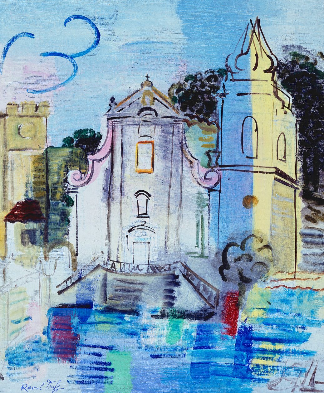 A taorminai templom; Leglise de Taormine alkotó: Raoul Dufy
