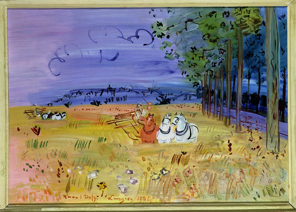 A langres-i szüret alkotó: Raoul Dufy
