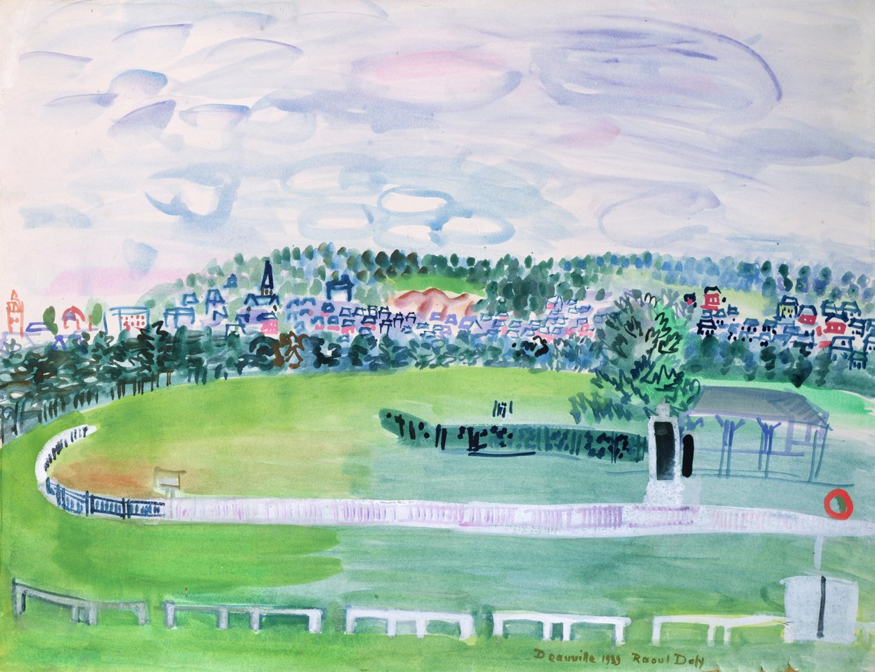 A deauville-i versenypálya alkotó: Raoul Dufy