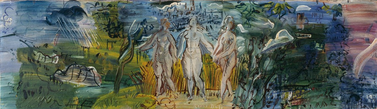 A Szajna, a Marne és az Oise, 1938-39 körül (olaj, fa) alkotó: Raoul Dufy