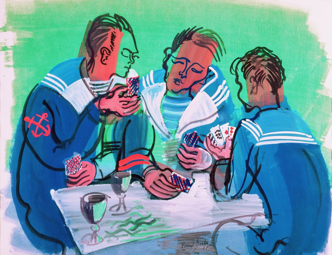 A három tengerész alkotó: Raoul Dufy