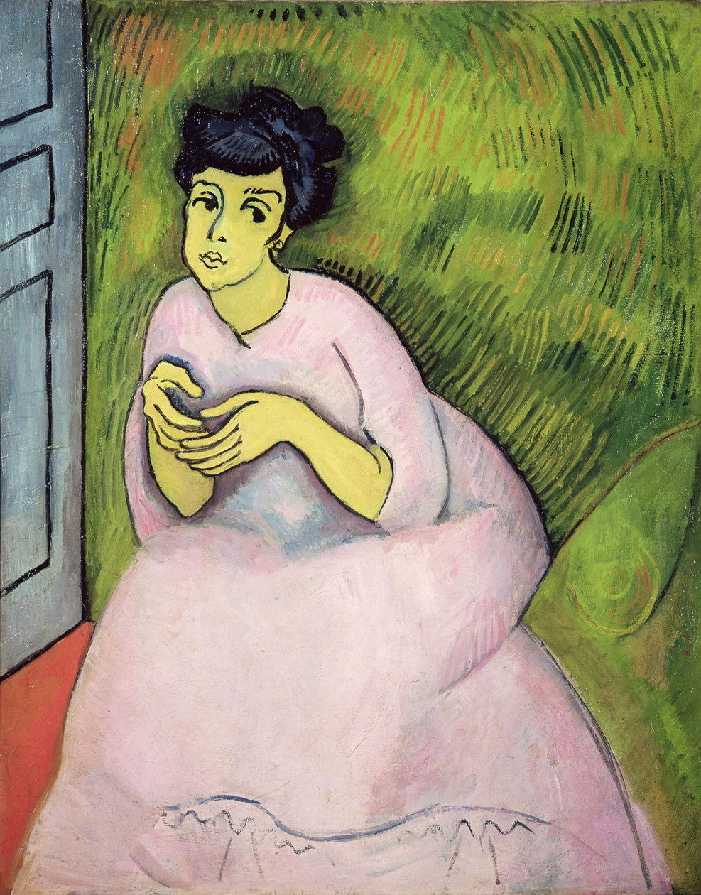 A rózsaszín ruhás nő alkotó: Raoul Dufy