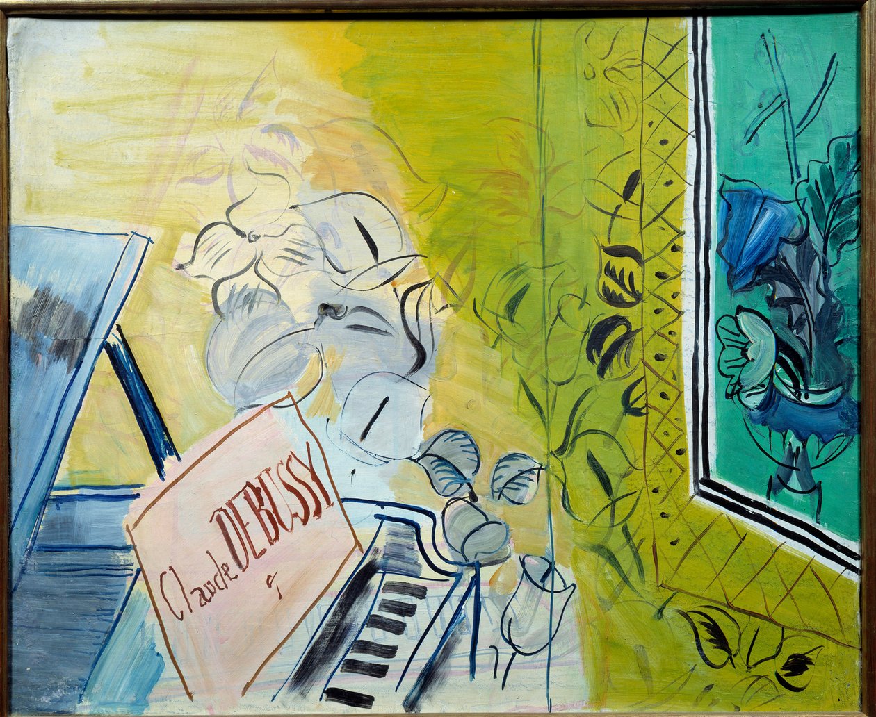 Tisztelgés Claude Debussy előtt alkotó: Raoul Dufy
