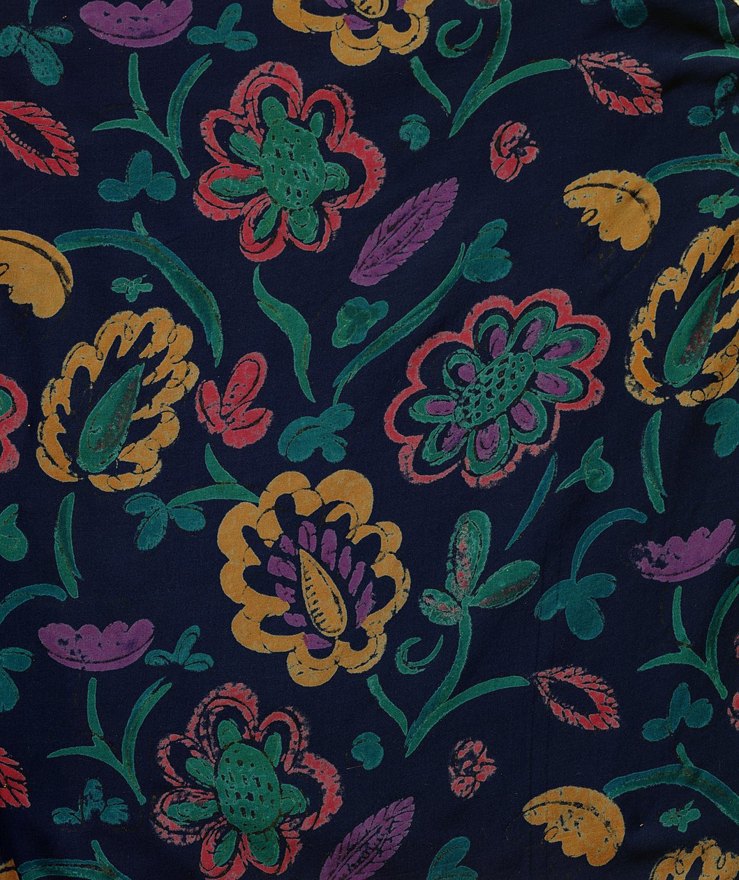 "Troika van Paul Poiret" textilterv, amelyet Raoul Dufy (1877-1953) készített a Bianchini-Ferier francia selyemgyár számára. alkotó: Raoul Dufy