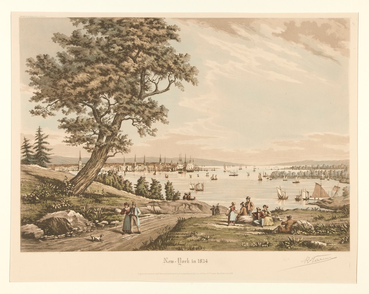 New York 1834-ben alkotó: Raoul Varin