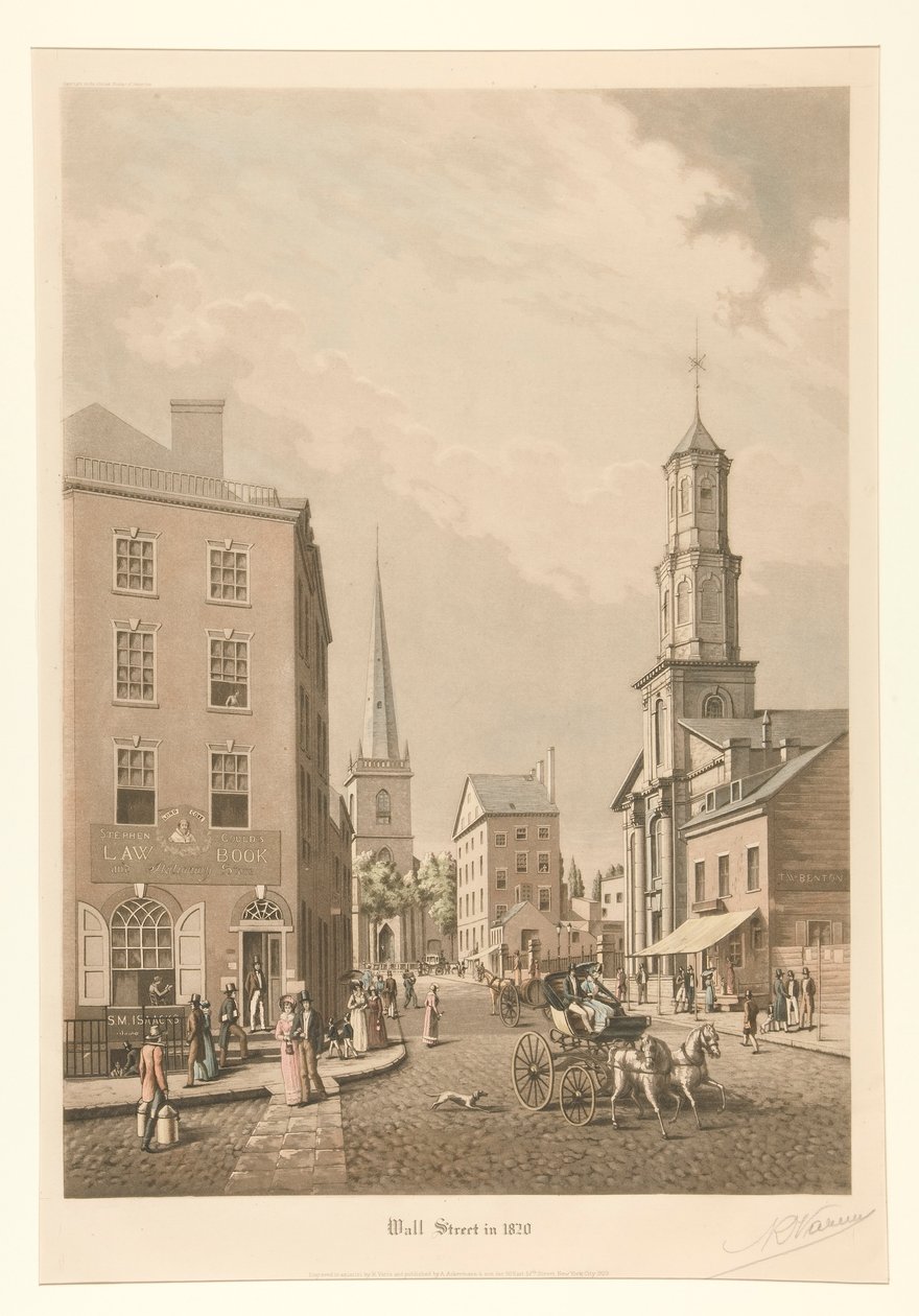 A Wall Street 1820-ban alkotó: Raoul Varin