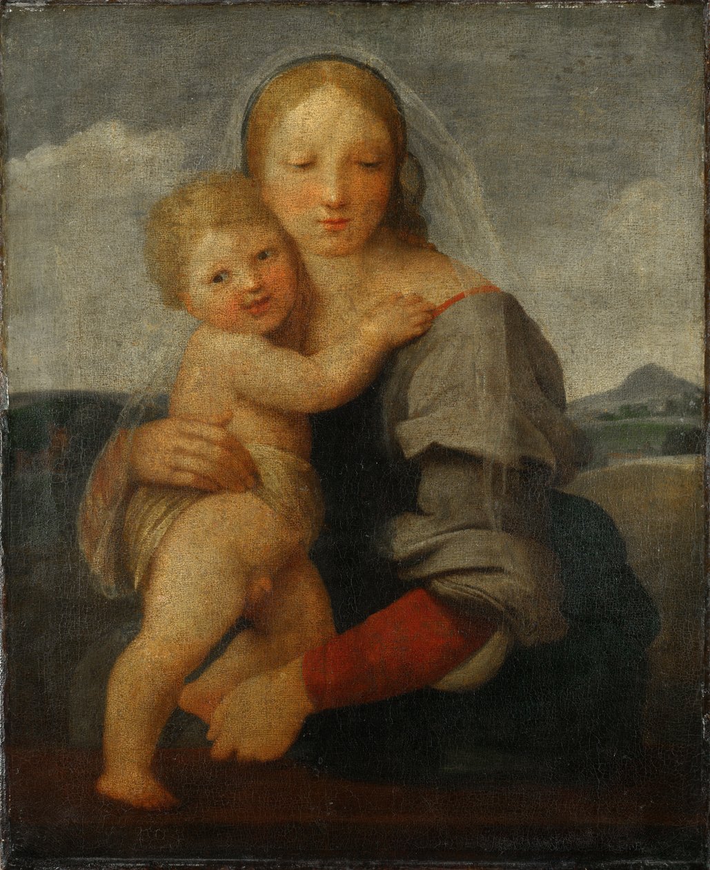 Madonna és gyermeke alkotó: Raffaello Sanzio Raphael