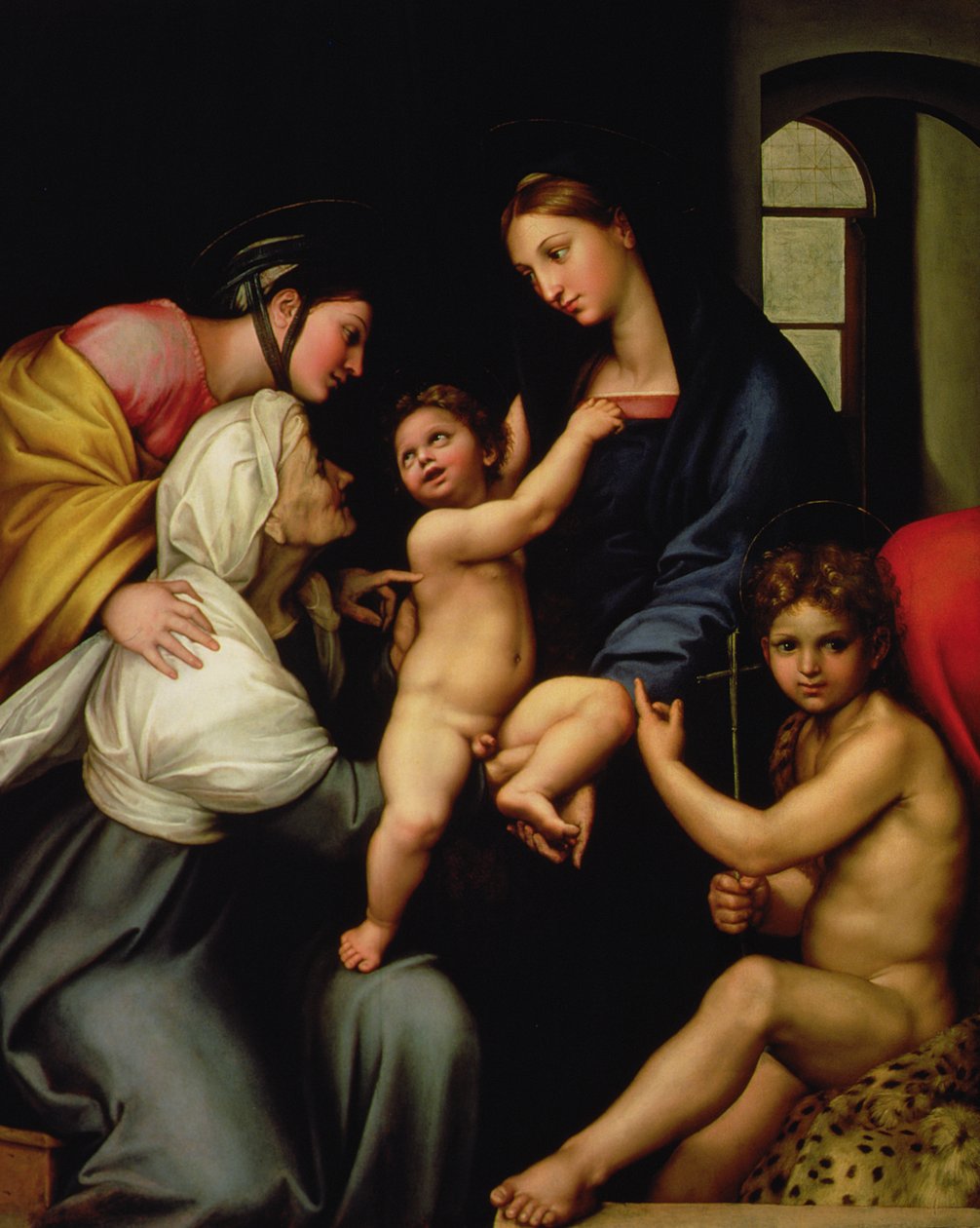 Ágynemű Madonna alkotó: Raffaello Sanzio Raphael