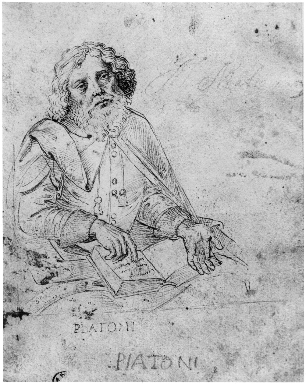 Platón portréja (Kr. e. 429-347) alkotó: Raffaello Sanzio Raphael