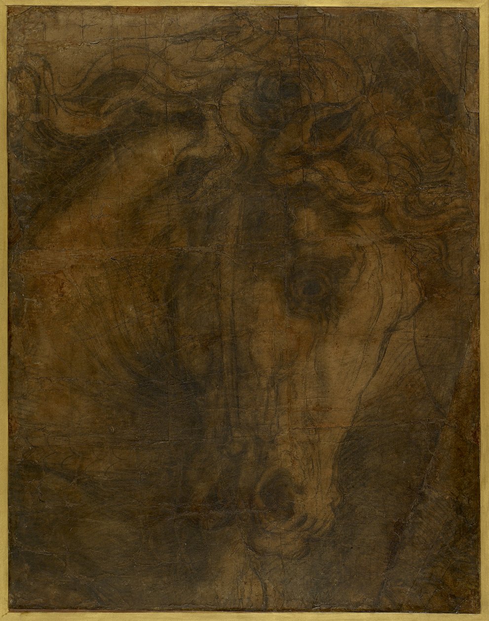 A ló feje, WA1846.197 alkotó: Raffaello Sanzio Raphael