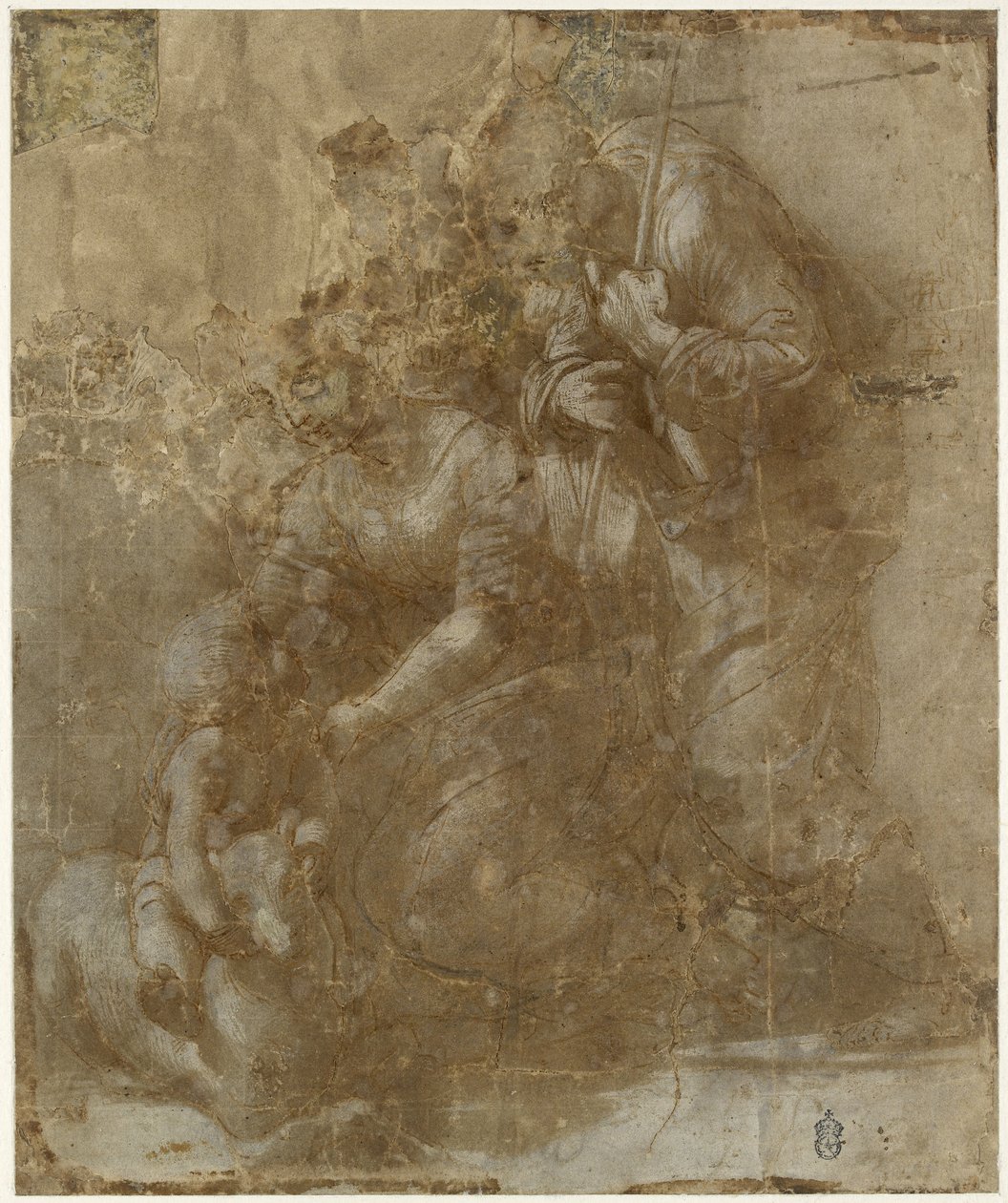 A Szent Család a Báránnyal, WA1951.46 alkotó: Raffaello Sanzio Raphael