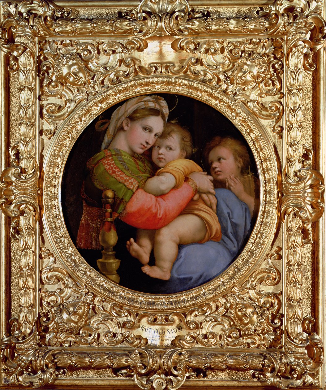 A Szék Madonnája alkotó: Raffaello Sanzio Raphael