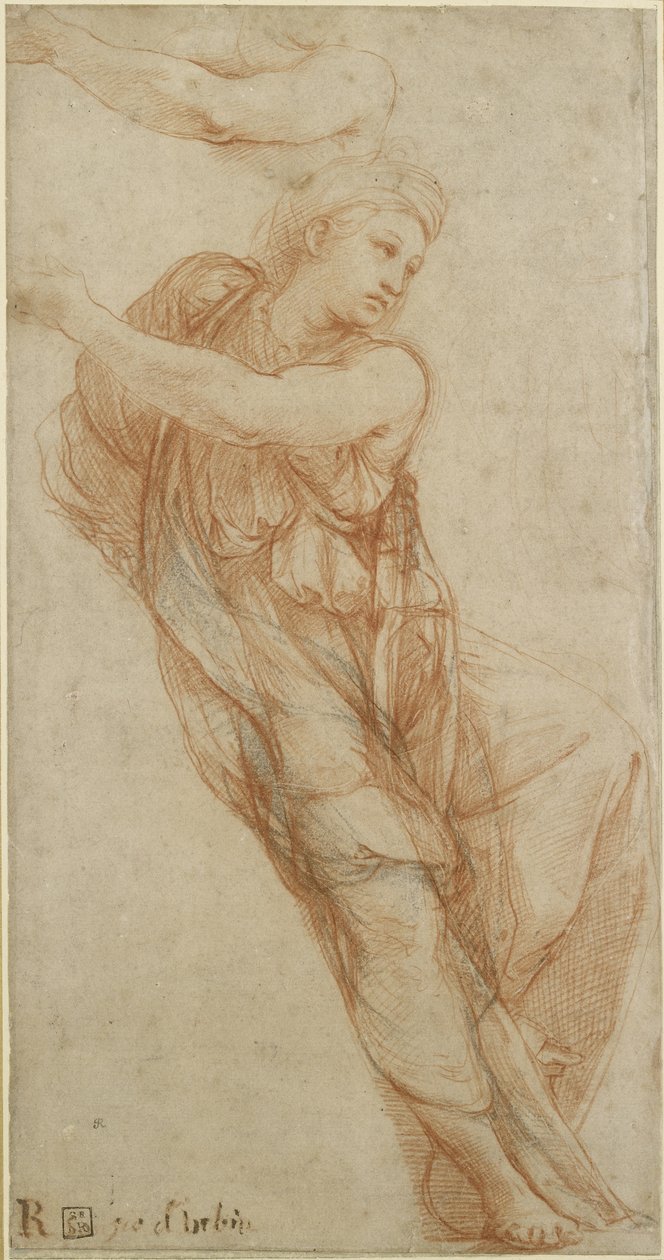 A fríg Szibilla, WA1846.203 alkotó: Raffaello Sanzio Raphael