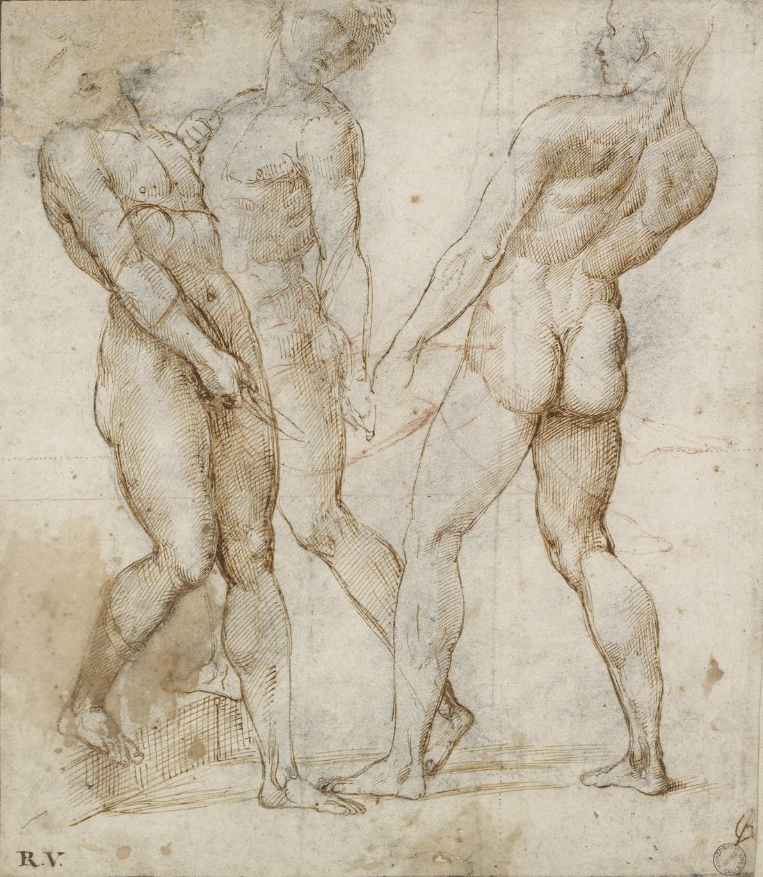 Három akthordozó alkotó: Raffaello Sanzio Raphael