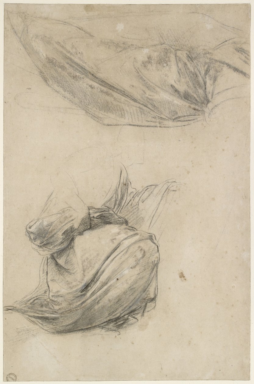 Two Studies of Drapery, WA1846.184 alkotó: Raffaello Sanzio Raphael