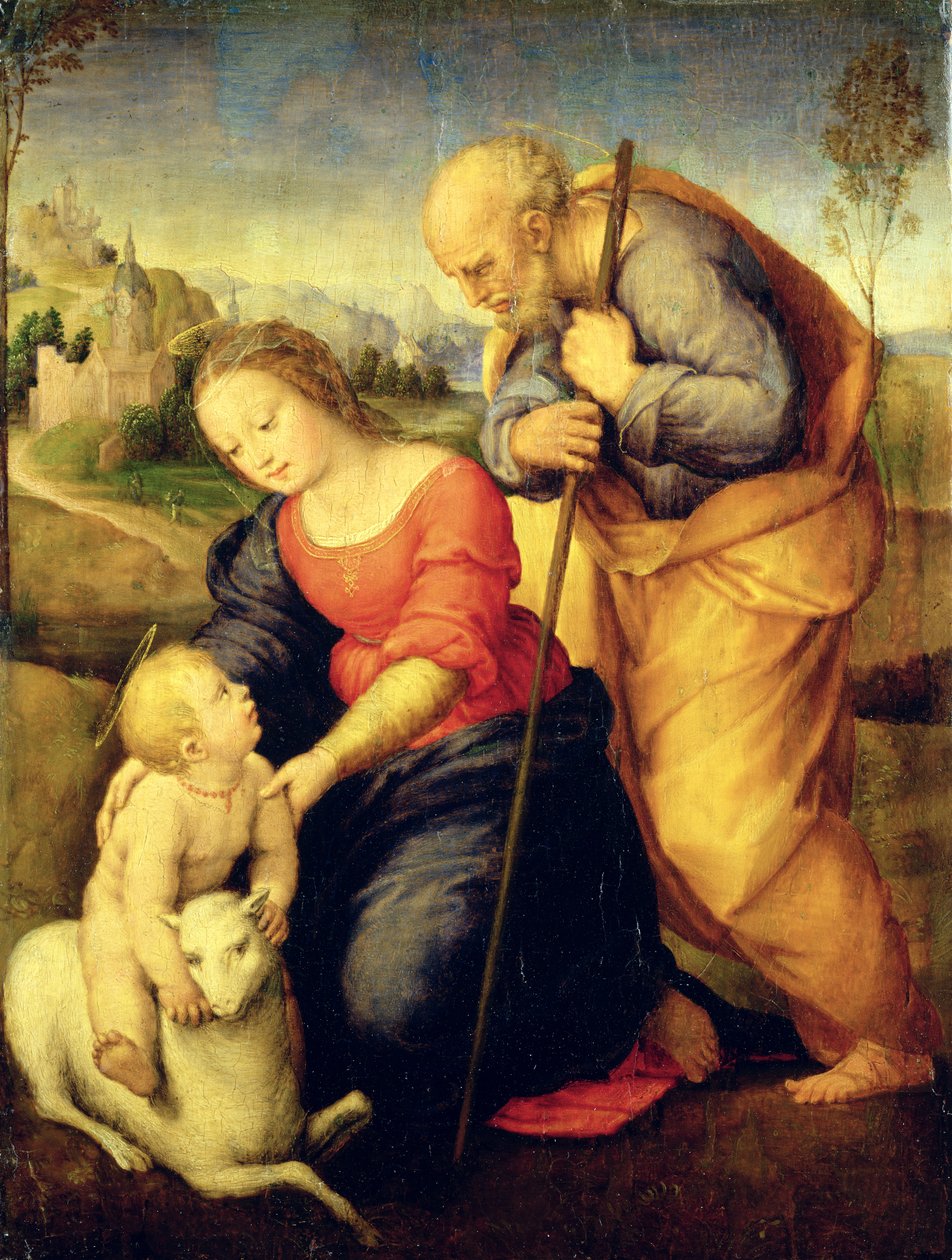 A Szent Család a Báránnyal, 1507 alkotó: after Raphael