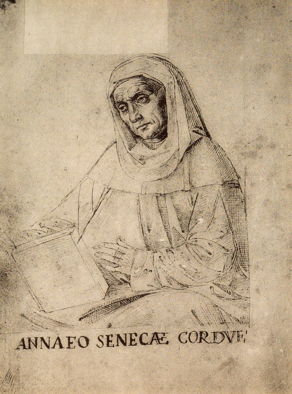 Seneca portréja; rajz: Raphael, Gallerie dellAccademia, Velence alkotó: Raffaello Sanzio Raphael