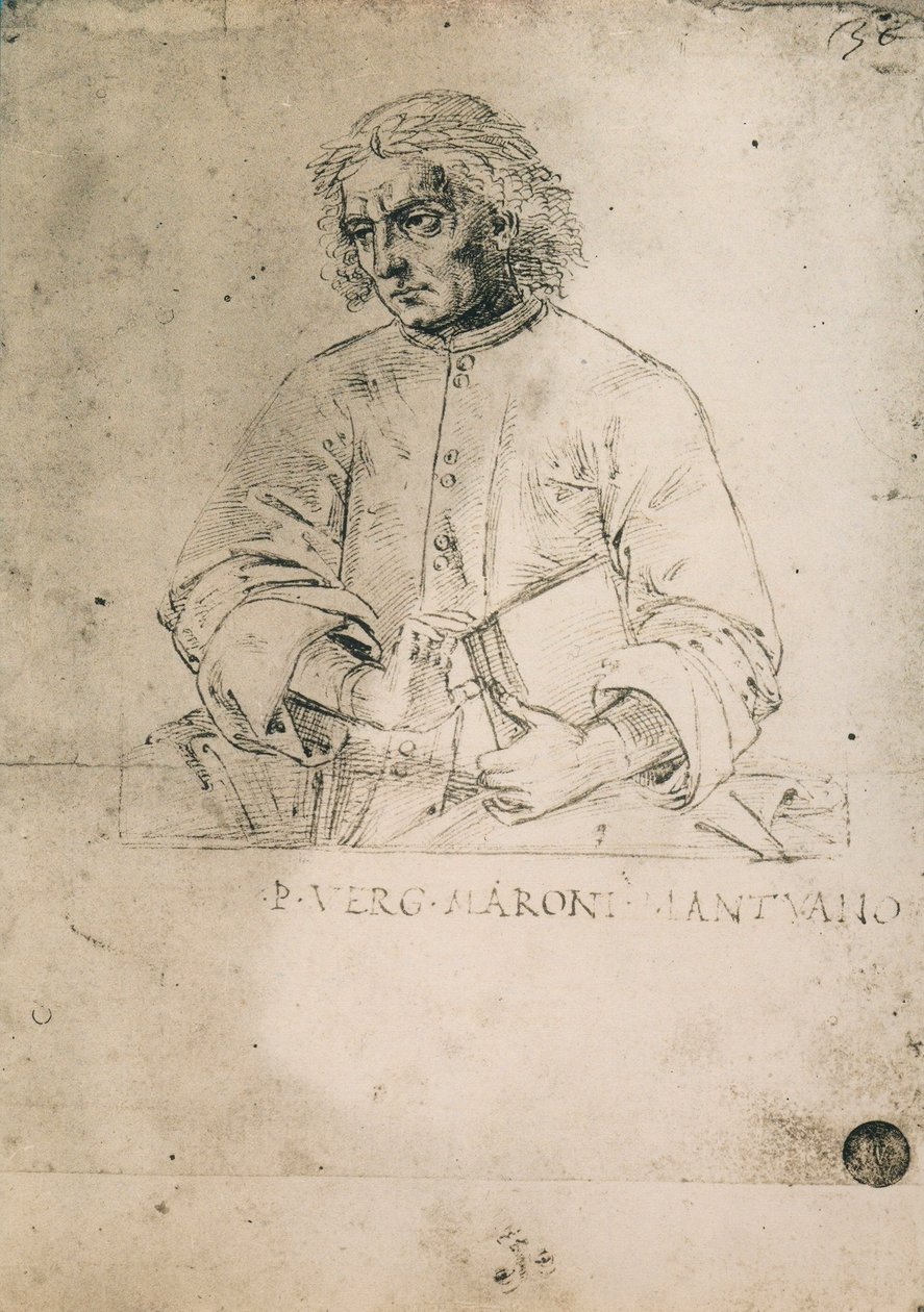 Vergilius latin költő portréja; rajz: Raphael, Gallerie dellAccademia, Velence alkotó: Raffaello Sanzio Raphael