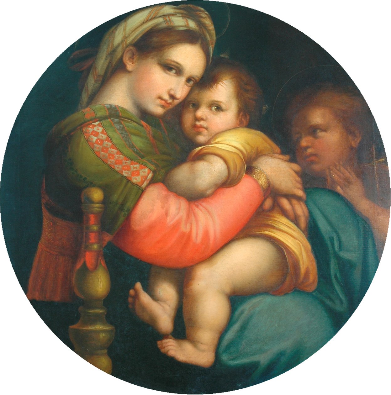 Madonna és gyermeke (Madonna della Sedia) másolata alkotó: after Raphael