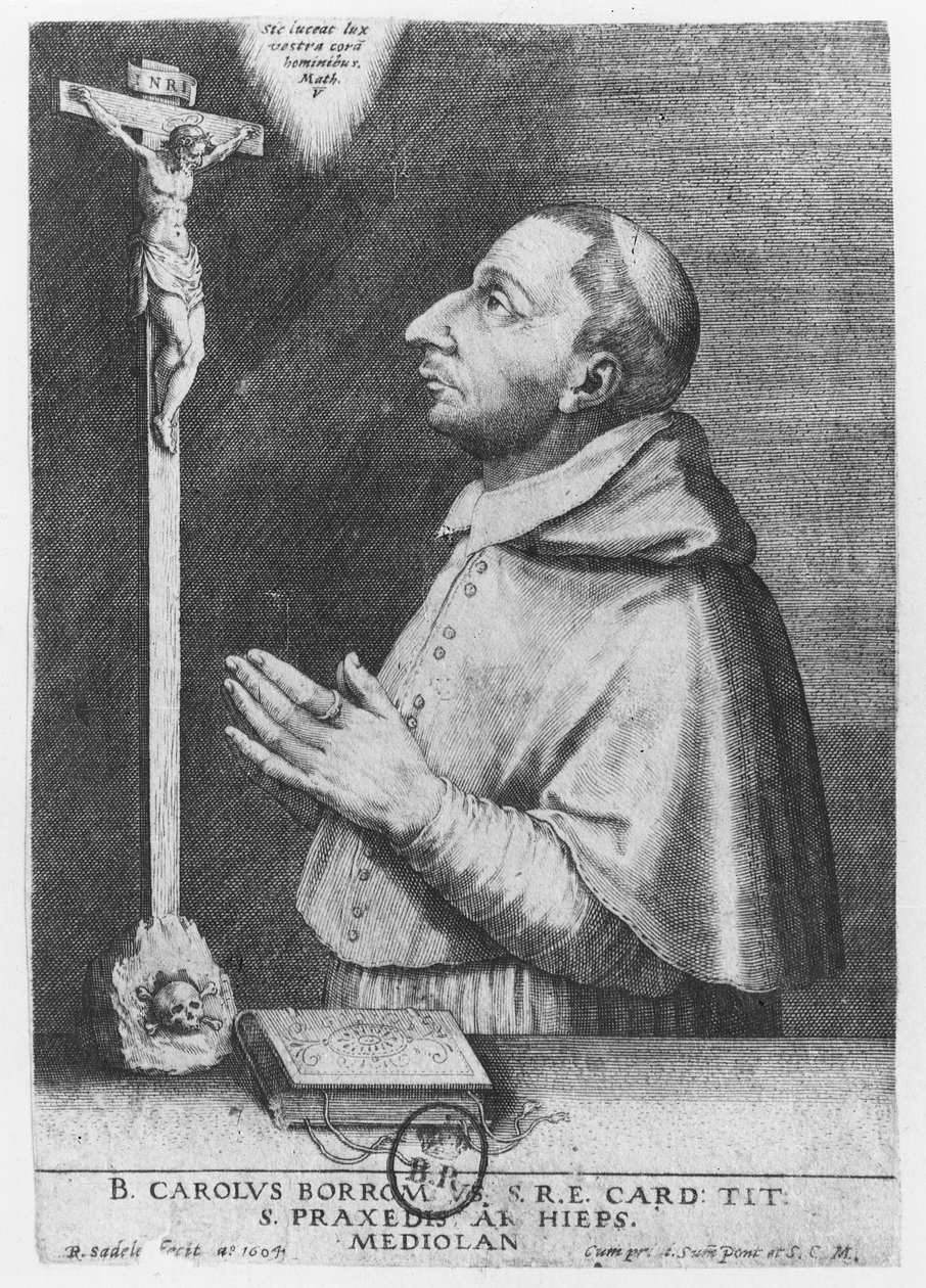 Charles Borromeo alkotó: Raphael I Sadeler