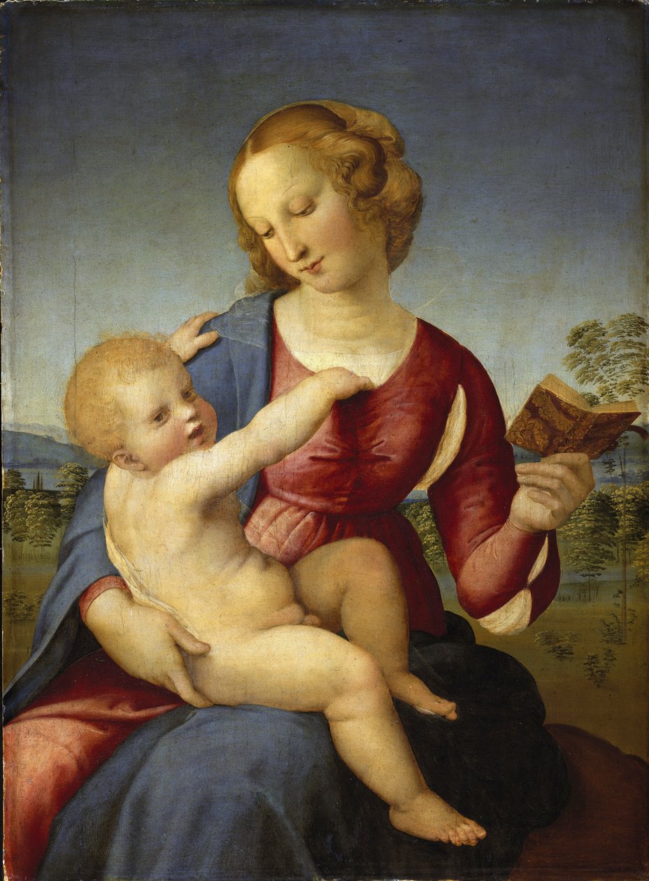 Madonna Colonna - Raphael (Raffaello Sanzio 1483 - 1520) - 1508 - Olaj, fa - 78,9x58,2 - Staatliche Museen, Berlin alkotó: Raphael