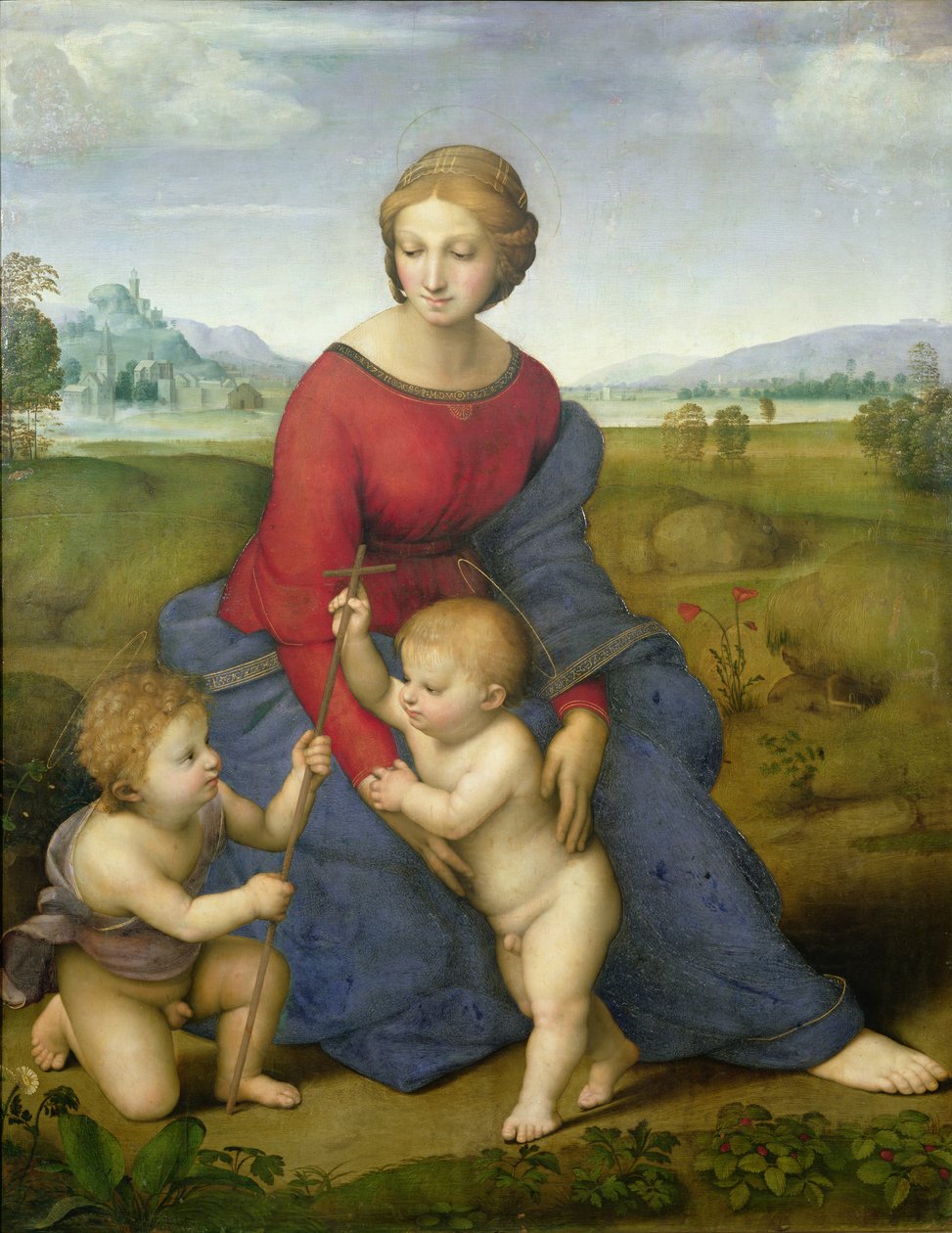 Madonna a réten alkotó: Raphael