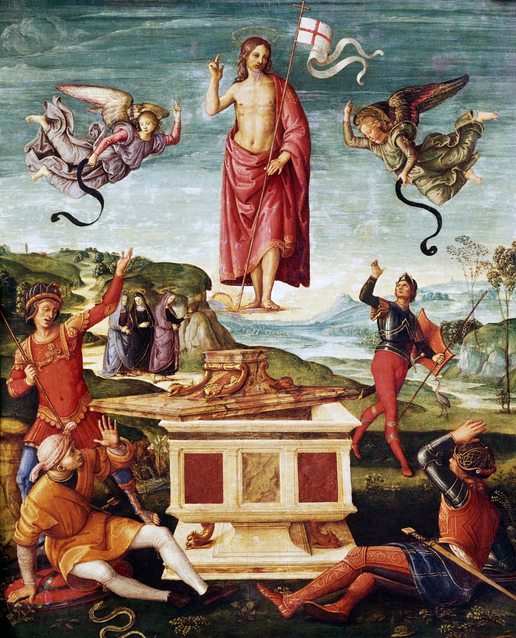Krisztus feltámadása alkotó: Raphael