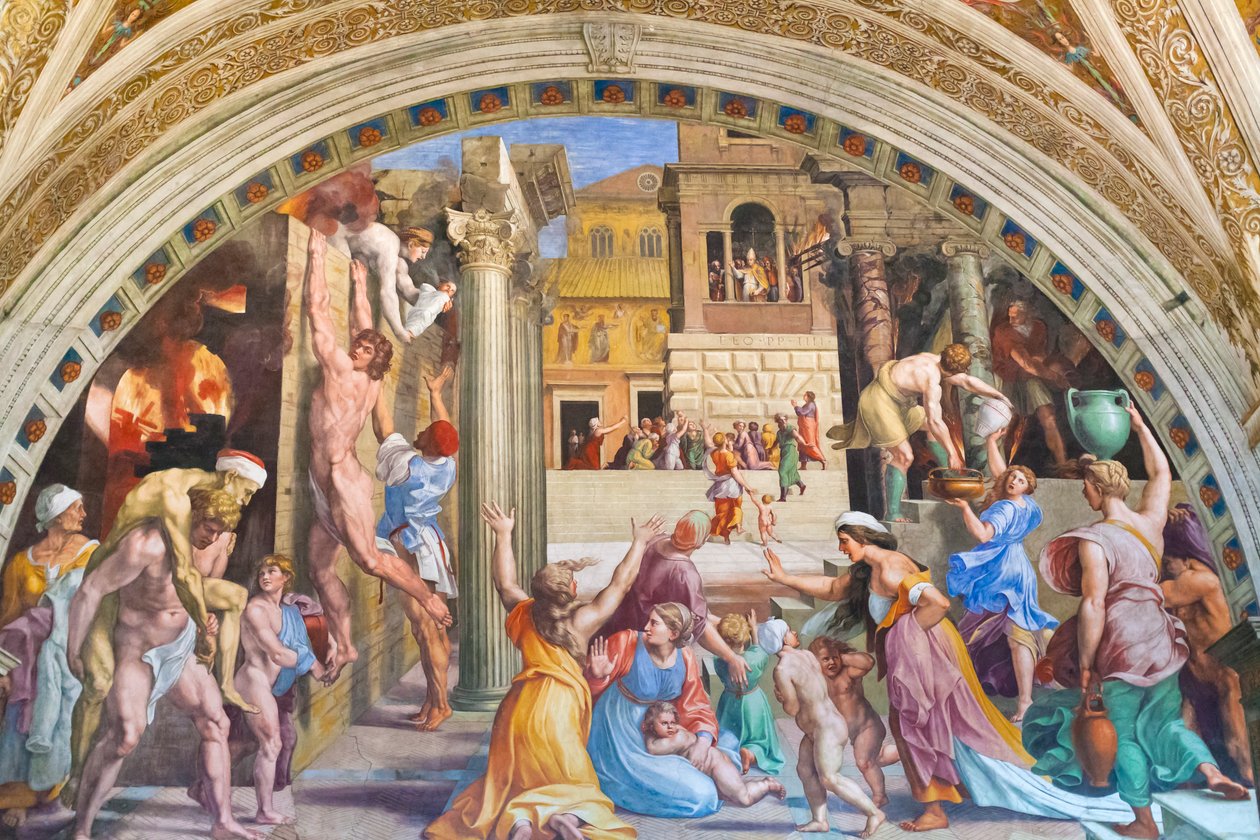 Tűz a borgóban alkotó: Raphael (1483 1520)