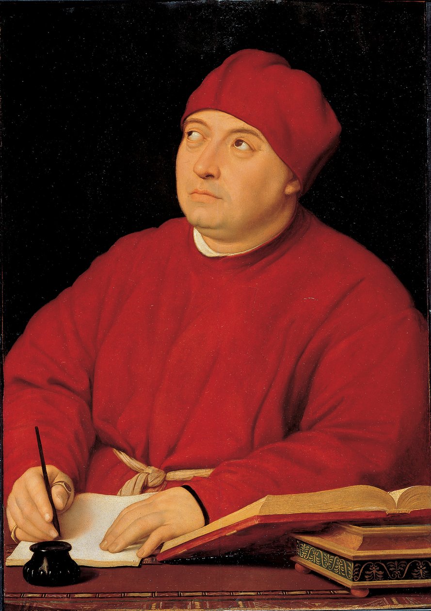 Tommaso Inghirami bíboros portréja (olaj, fa) alkotó: Raphael (1483 1520) (& studio)
