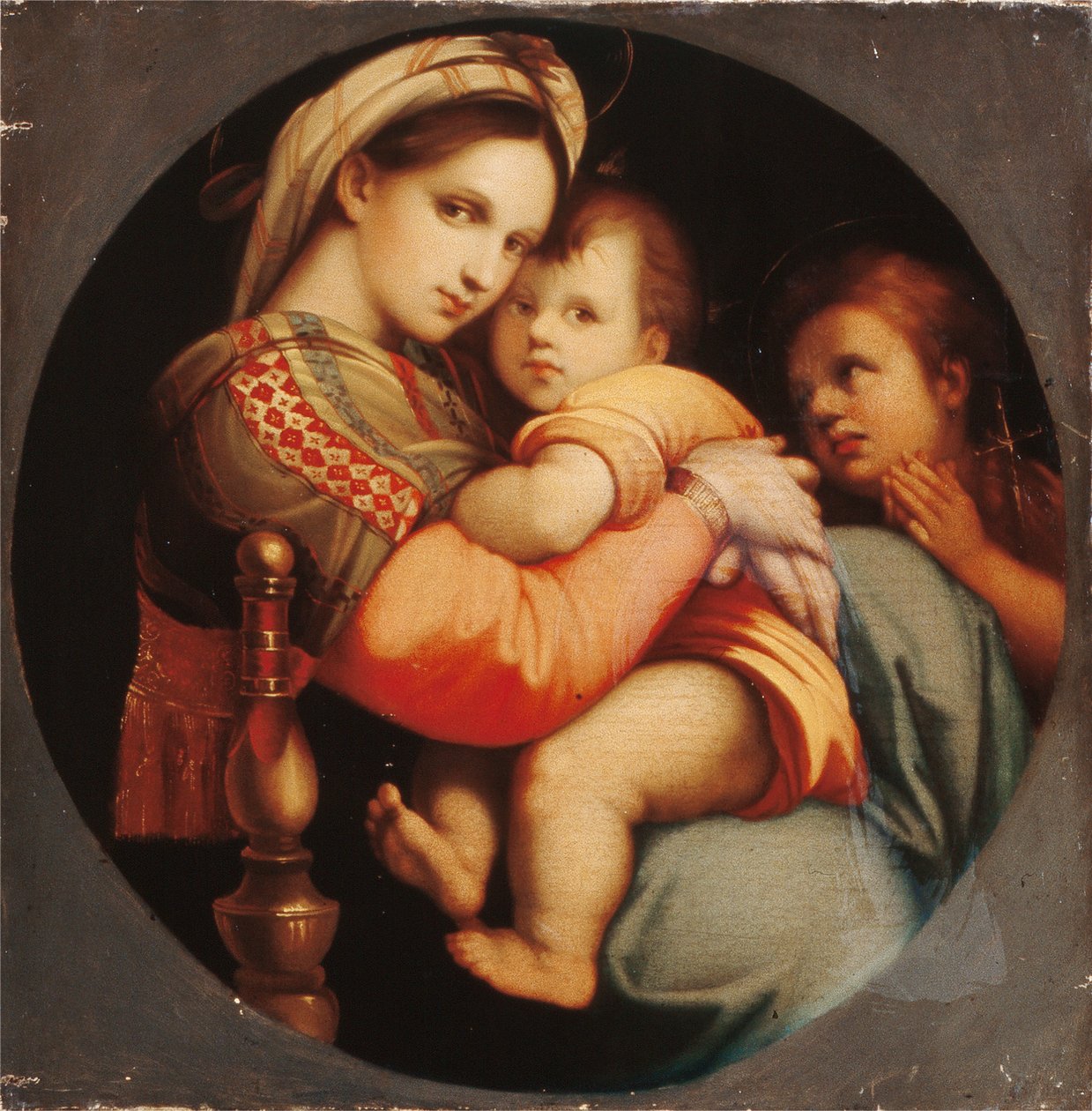 Székes Madonna (olaj, vászon) alkotó: Raphael (1483 1520) (after)