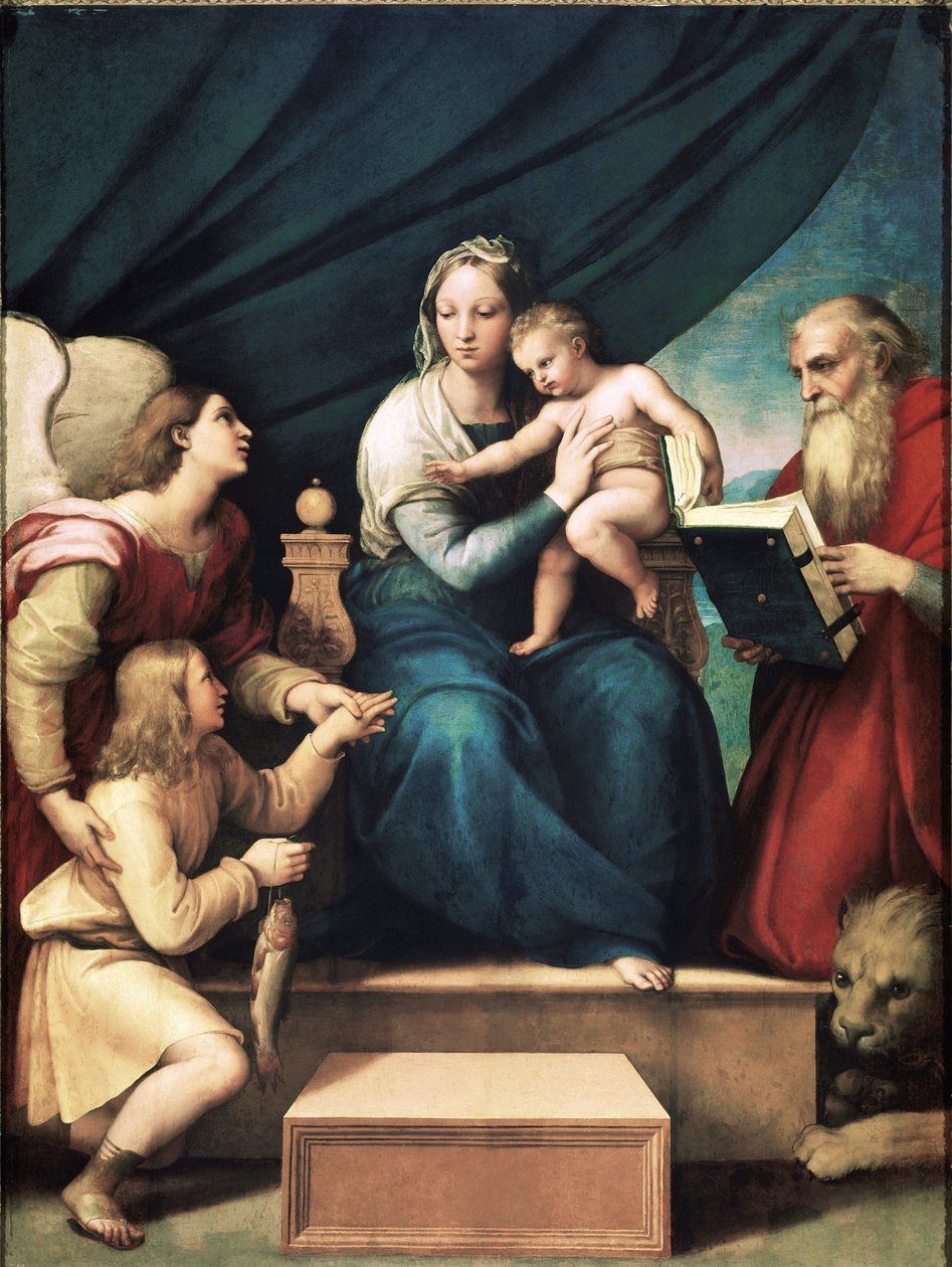 Hal Madonna (olaj a fedélzeten, 1513 körül) alkotó: Raphael