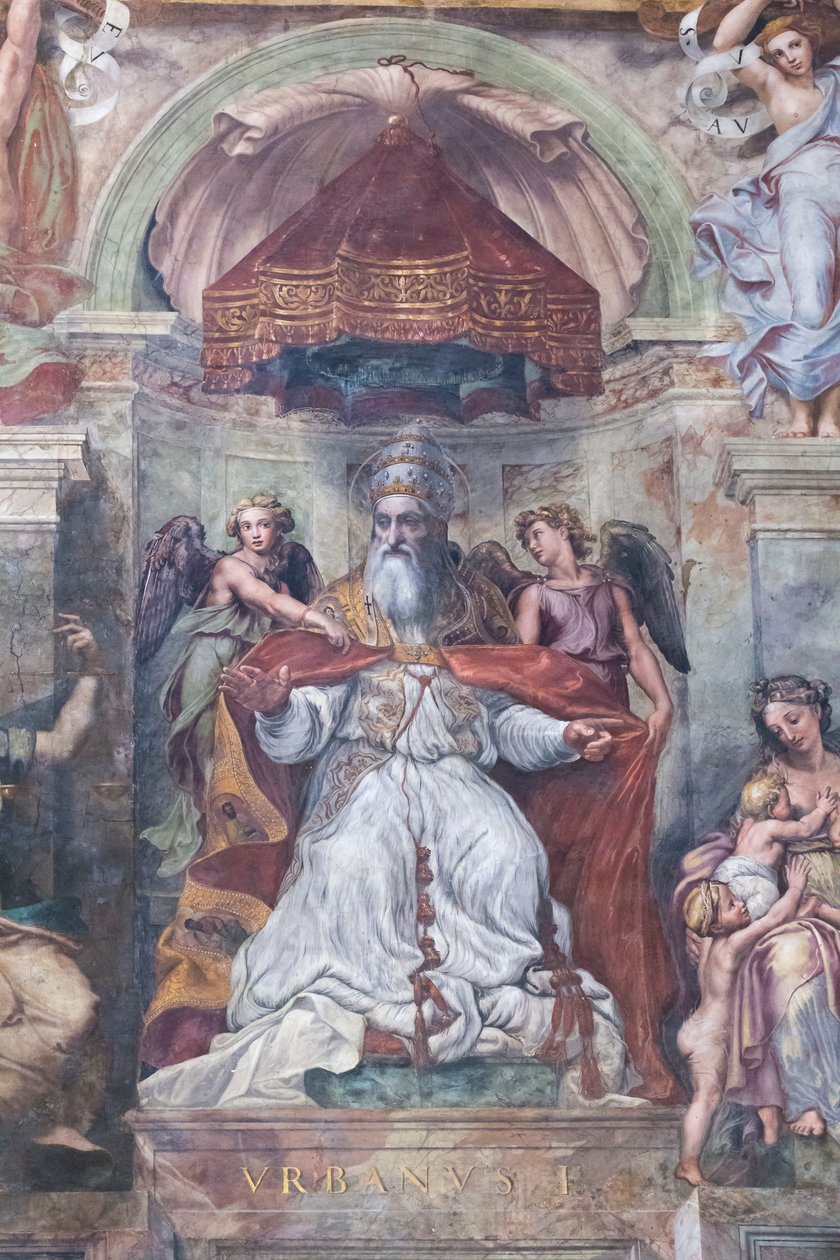 I. Urbán pápa az igazságosság és a jótékonyság között alkotó: Raphael (1483 1520)