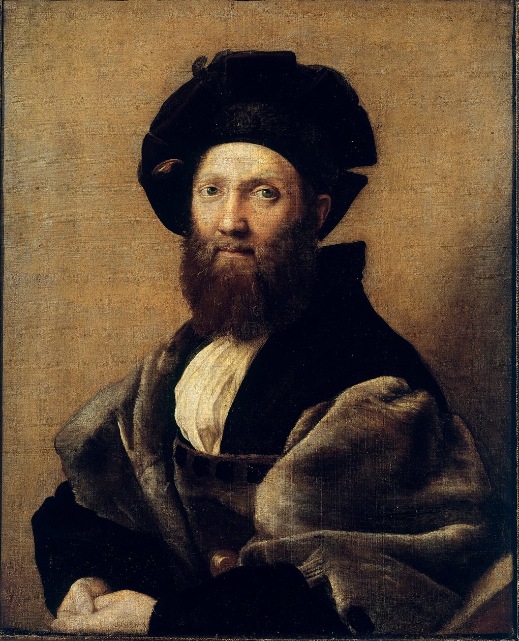 Baldassare Castiglione portréja (olaj, vászon alkotó: Raphael