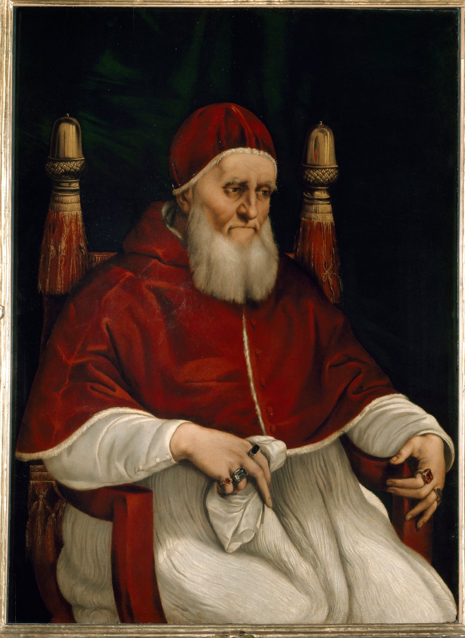 Julius pápa portréja II alkotó: Raphael