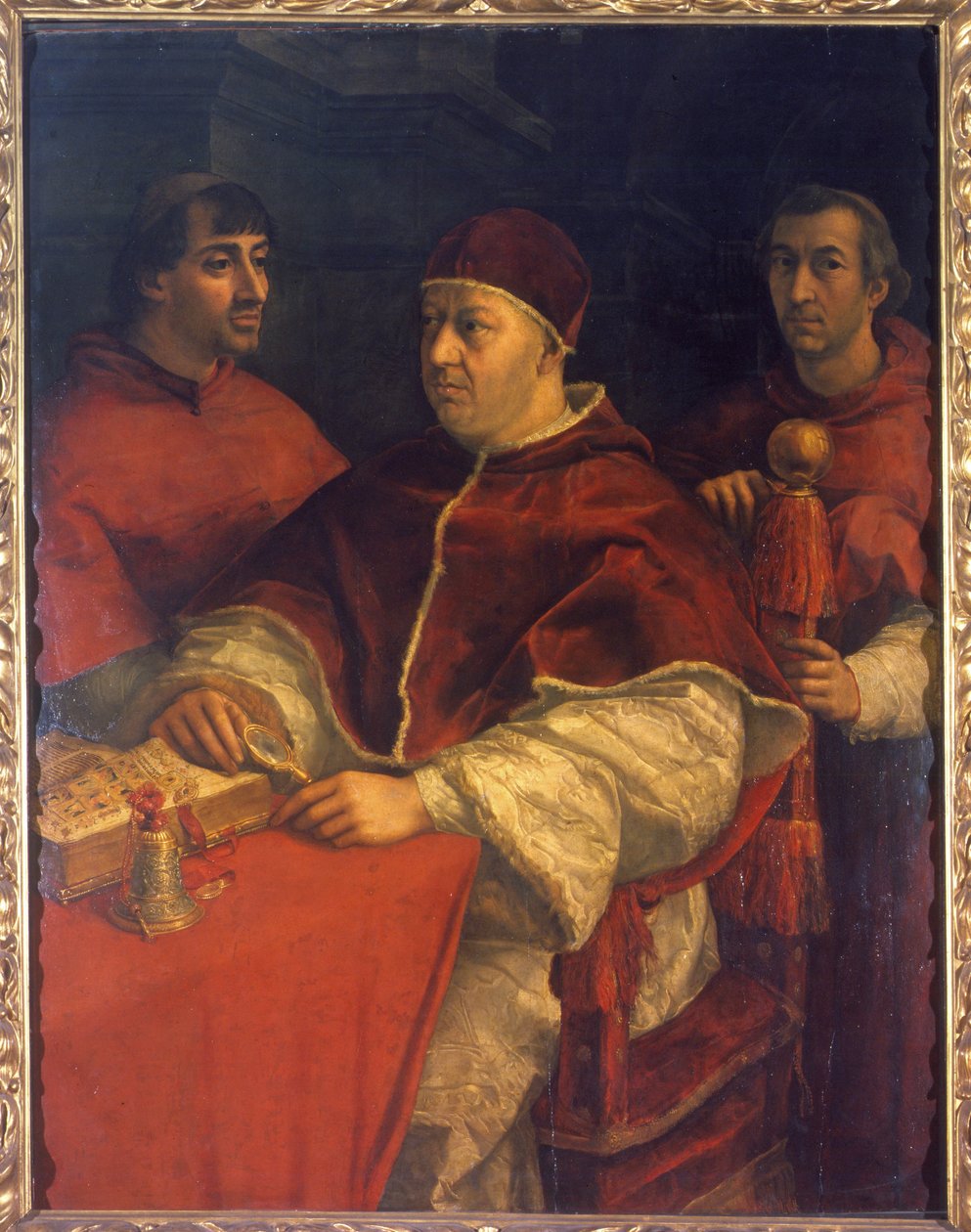 X. Leó pápa (1475-1521), Laurent de Medici (1449-1492) fia (Laurent the Magnificent: Lorenzo the Magnificent) portréja Luigi de 