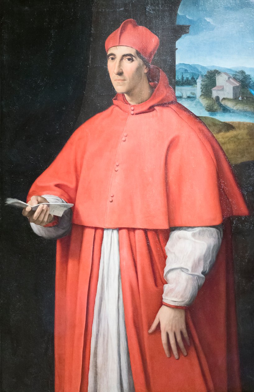 Alessandro Farnese bíboros portréja alkotó: Raphael (1483-1520)