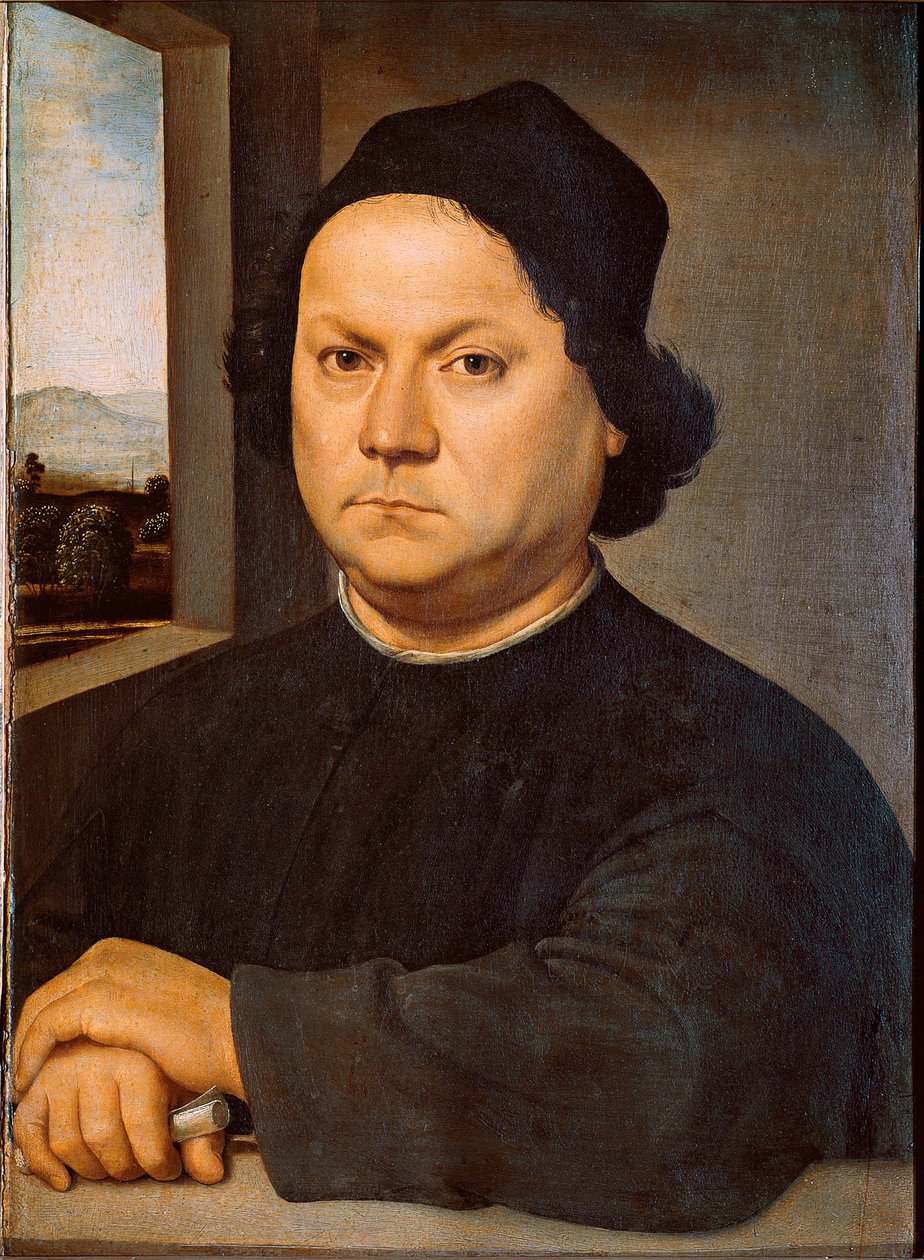 Pietro Perugino (kb. 1448-1523) festő portréja – mondta Raphael Perugin-festménye (Raffaello Sanzio 1483-1520) alkotó: Raphael