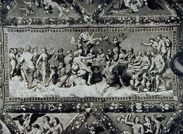 Ámor házassága, az Ámor és psziché loggiájából alkotó: Raphael