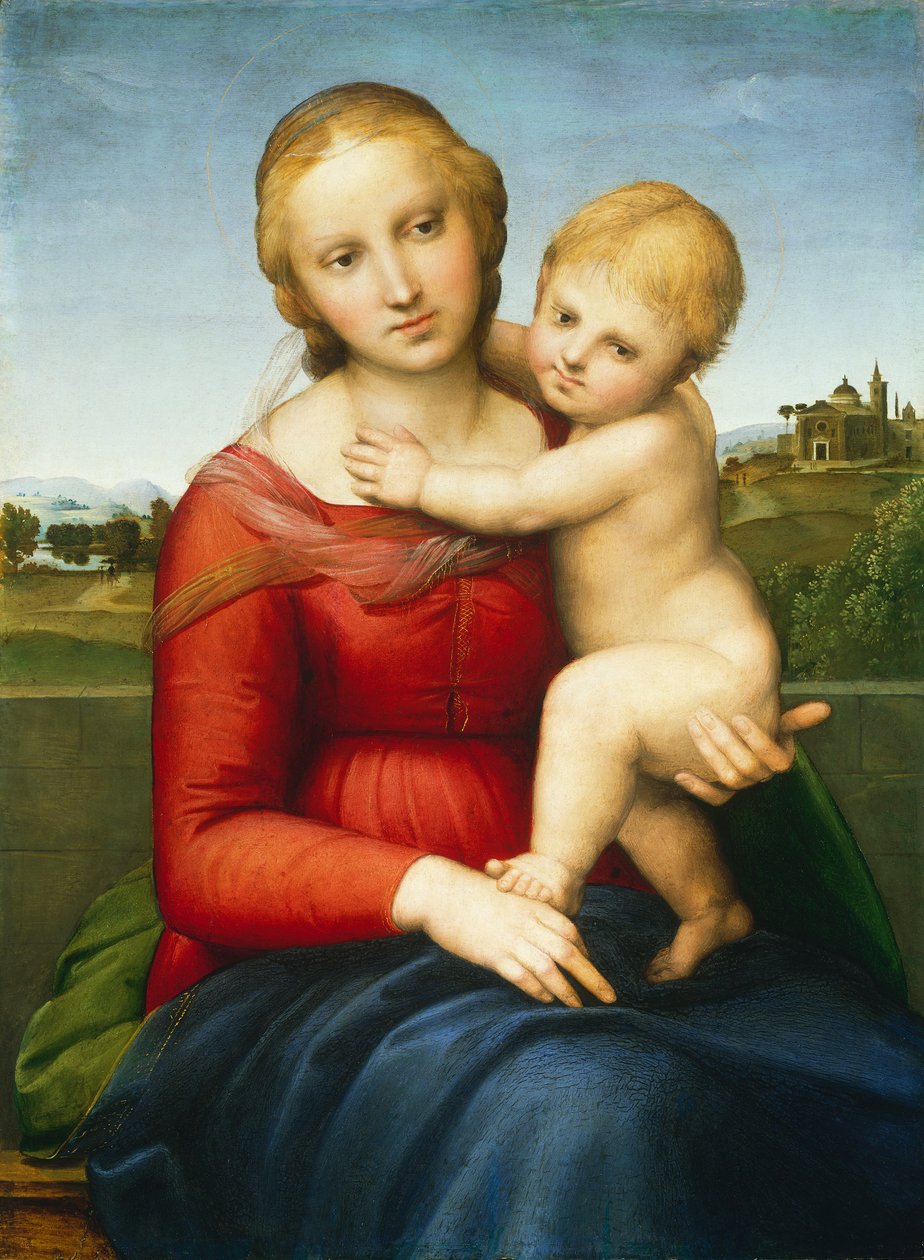The Small Cowper Madonna, c.1505 (olaj, panel) alkotó: Raphael