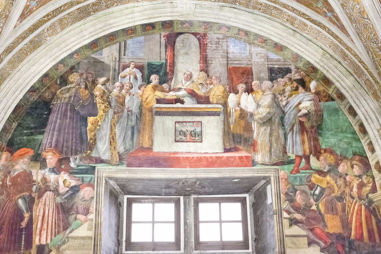 III. Leó esküje, a borgói tűz helyisége alkotó: Raphael (1483 1520)